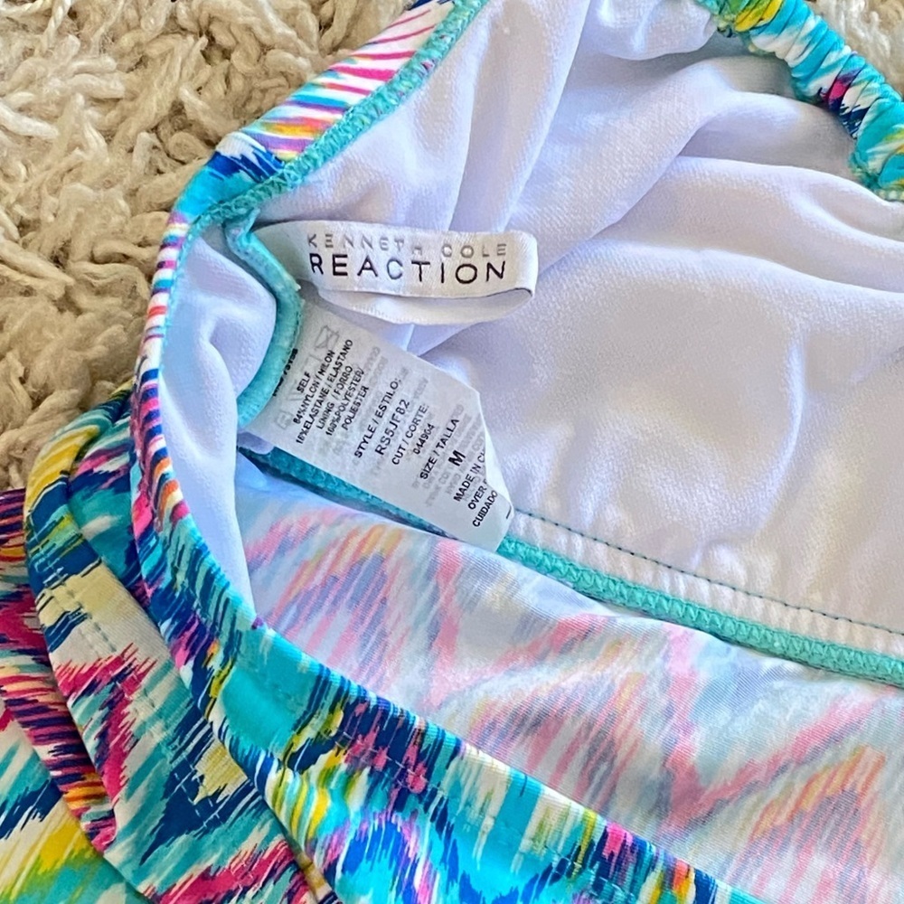 Kenneth Cole halter Tankini multi-color medium - Picture 5 of 8